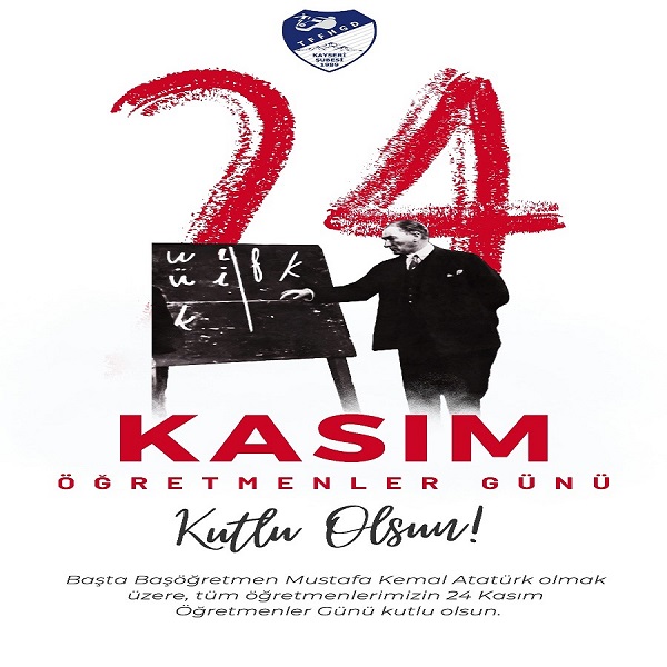 24 Kasım Öğretmenler Günü Kutlu Olsun